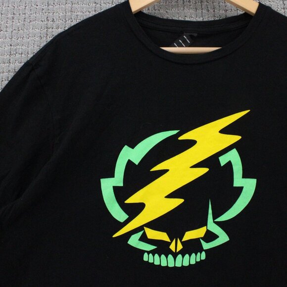 The Grateful Dead Shirt Mens XL Black Short Sleeve Kilowatt Graphic Art - Picture 2 of 8